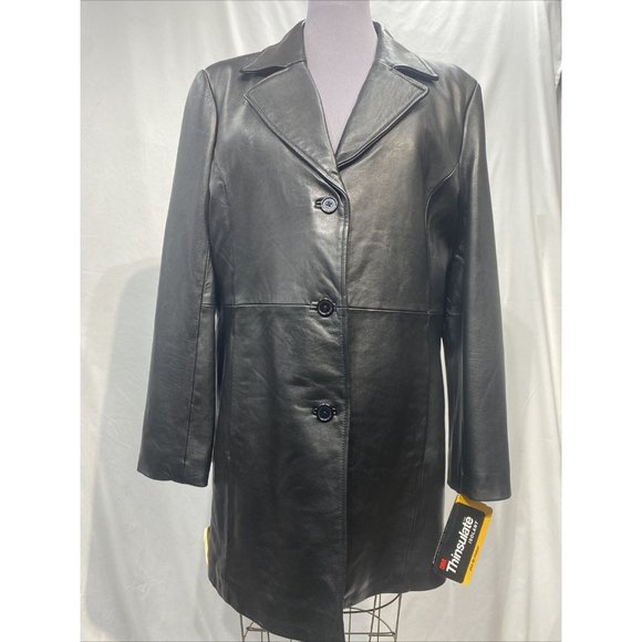 black leather jacket womens (1)